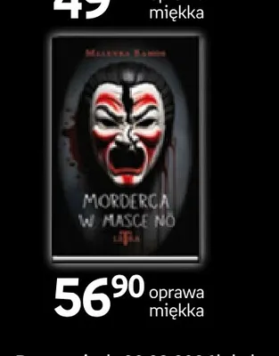 Książka Morderca w masce nō Malenka Ramos promocja w Empik
