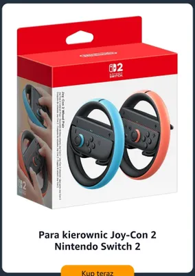 Para kierownic Joy-Con 2 Nintendo Switch 2 promocja w Amazon