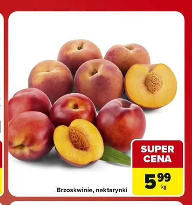 Brzoskwinie promocja w Carrefour Market