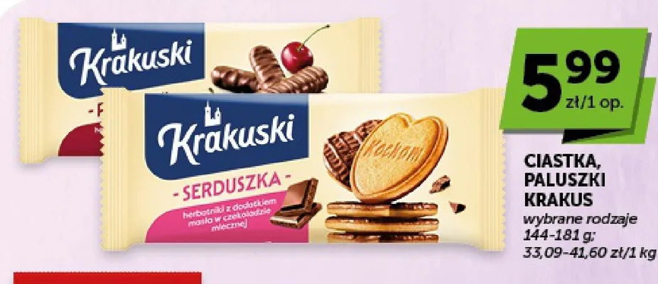 Ciastka Krakuski Serduszka promocja w ABC