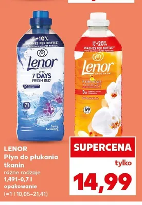 Płyn do płukania tkanin Lenor Perfume Therapy Gold Orchid & Vanilla promocja w Kaufland