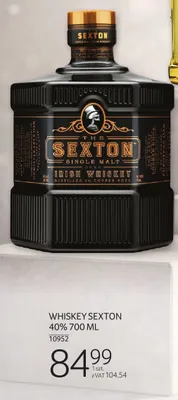 Whiskey Sexton 40% 700 ml promocja w Selgros