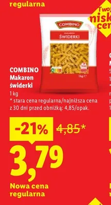 Makaron świderki promocja w Lidl