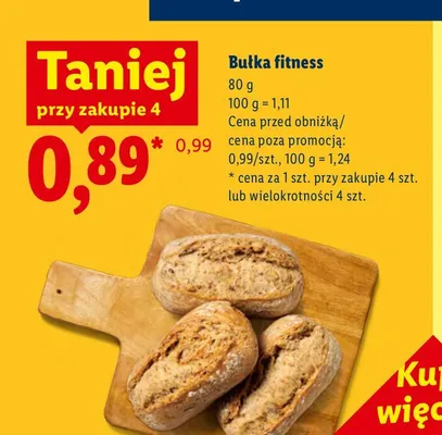 Bułka fitness promocja w Lidl