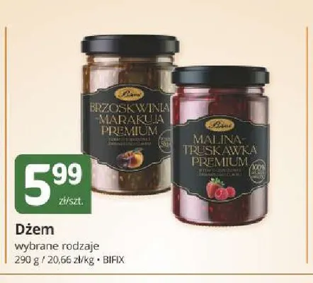 Dżem brzoskwinia marakuja Bifix promocja w Marketvita