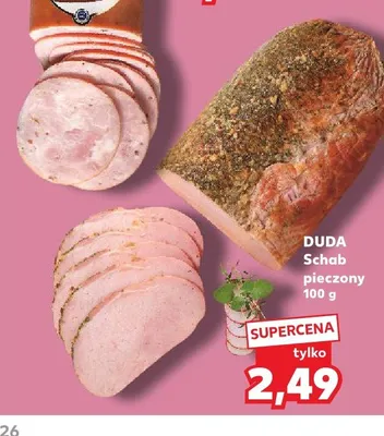 Schab pieczony Duda promocja w Kaufland