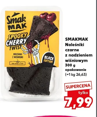 Naleśniki czarne z nadzieniem wiśniowym Smakmak promocja w Kaufland