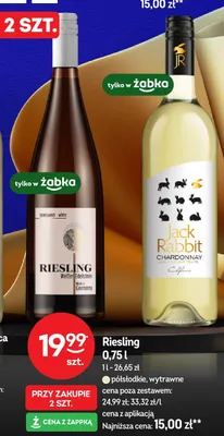 Wino Riesling promocja w Żabka