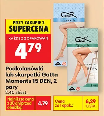 Podkolanówki 15 DEN promocja w Biedronka