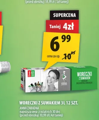 Woreczki z suwakiem Anna Zaradna 12-pak promocja w Arhelan