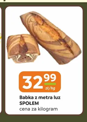 Babka z metra luz Społem promocja w Społem Częstochowa