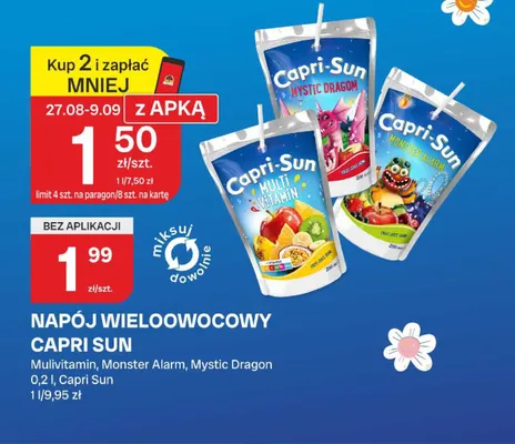Napój wieloowocowy Capri-Sun Mystic Dragon promocja w Chorten