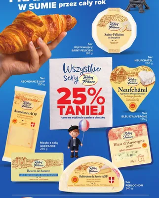 Ser Bleu d'Auvergne Reflets de France promocja w Carrefour