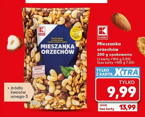Mieszanka orzechów K-Classic promocja w Kaufland