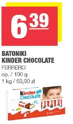 Batoniki Kinder Chocolate promocja w SPAR