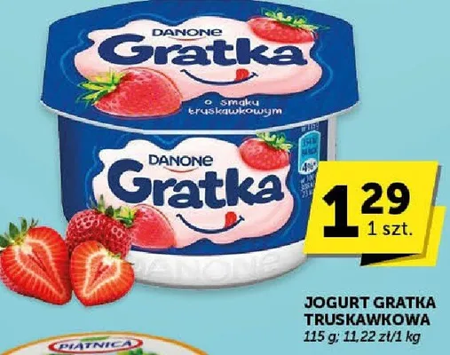 Jogurt truskawkowa promocja w Groszek