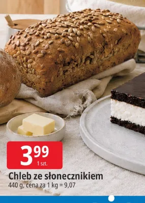 Chleb ze słonecznikiem promocja w Leclerc