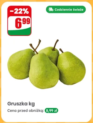 Gruszka promocja w Dino