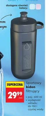 Sportowy bidon filtrujący Dafi 600ml promocja w Biedronka