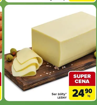 Ser żółty Leśny promocja w Carrefour Express