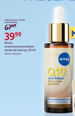 Przeciwzmarszczkowe serum do twarzy Nivea promocja w Rossmann