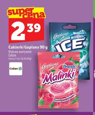 Cukierki Goplana Minties Ice promocja w TOPAZ