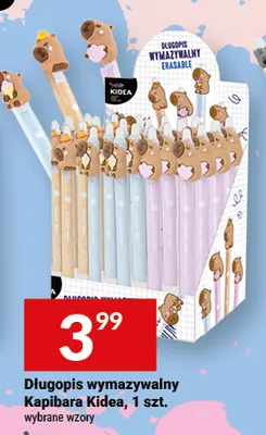 Długopis wymazywalny Kapibara Kidea promocja w Twój Market