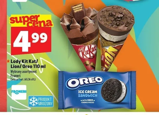 Lody rożek Lion promocja w TOPAZ