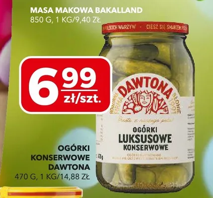 Ogórki konserwowe luksusowe promocja w Top Market