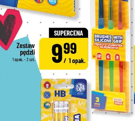Zestaw pędzli Astra promocja w POLOmarket
