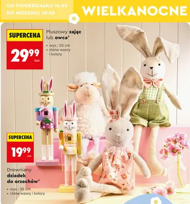 Drewniany dziadek do orzechów promocja w Biedronka