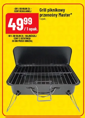 Grill piknikowy przenośny Master promocja w POLOmarket