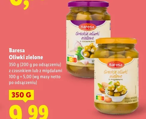 Oliwki zielone promocja w Lidl