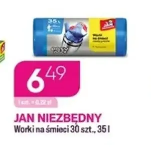 Worki na śmieci 35 l Jan Niezbędny promocja w Drogerie Koliber