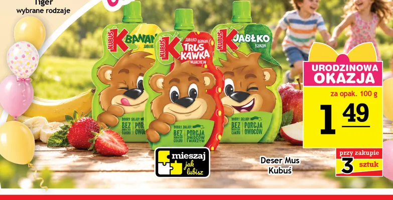 Deser mus Kubuś promocja w Gram Market