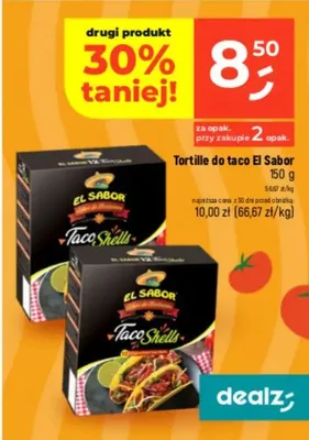 Tortille do taco promocja w Dealz