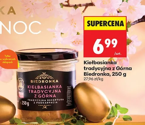 Kiełbasianka tradycyjna z Górna Biedronka promocja w Biedronka