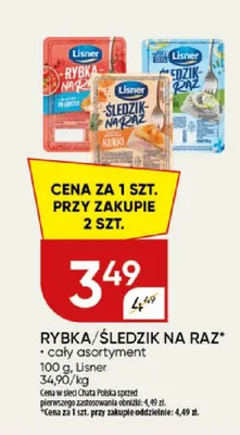 Rybka na raz Lisner promocja w Chata Polska