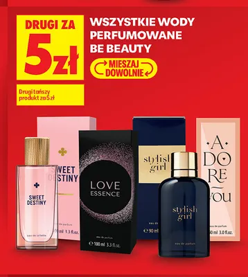 Woda perfumowana Be Beauty Love Essence promocja w Biedronka