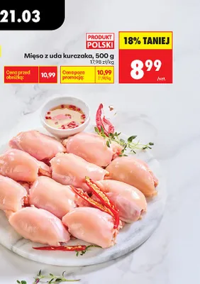 Mięso z uda kurczaka promocja w Biedronka