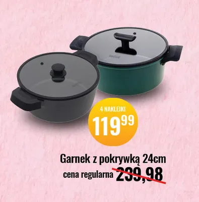 Garnek z pokrywką 24 cm HomeDelux promocja w Gram Market