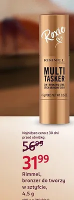 Bronzer do twarzy w sztyfcie Rimmel Multi Tasker promocja w Rossmann