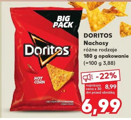 Nachosy różne rodzaje promocja w Kaufland