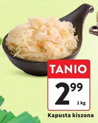 Kapusta kiszona promocja w Intermarche