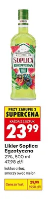 Likier Soplica Egzotyczna kaktus arbuz promocja w Biedronka