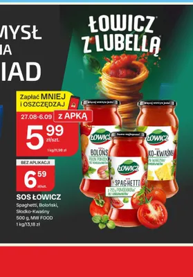 Sos słodko-kwaśny Łowicz promocja w Chorten