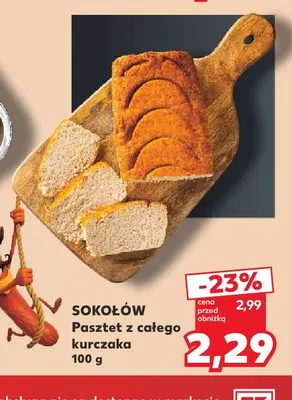 Pasztet z całego kurczaka Sokołów promocja w Kaufland