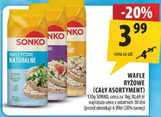 Wafle ryżowe promocja w Arhelan