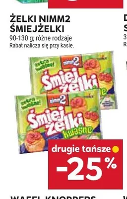 Żelki Nimm2 Śmiejżelki Kwaśne promocja w Stokrotka