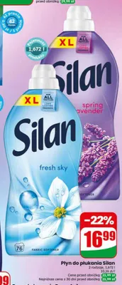 Płyn do płukania Silan Spring Lavender promocja w Dino
